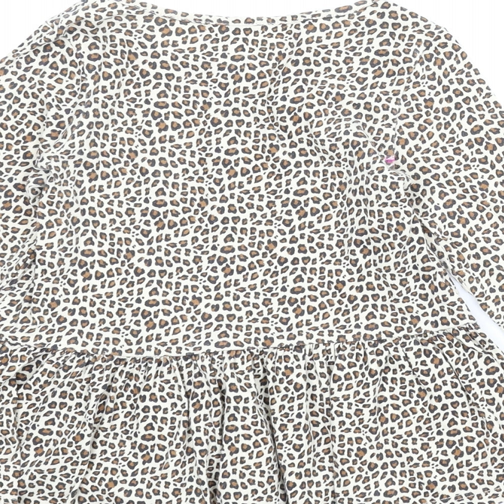 Gap Girls Beige Animal Print  A-Line  Size 3 Years