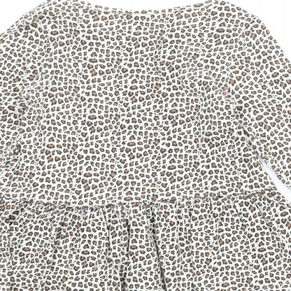 Gap Girls Beige Animal Print  A-Line  Size 3 Years