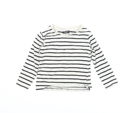 Baby Boy Boys Beige Striped  Basic T-Shirt Size 2 Years