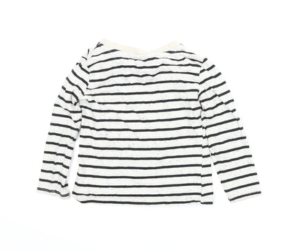 Baby Boy Boys Beige Striped  Basic T-Shirt Size 2 Years