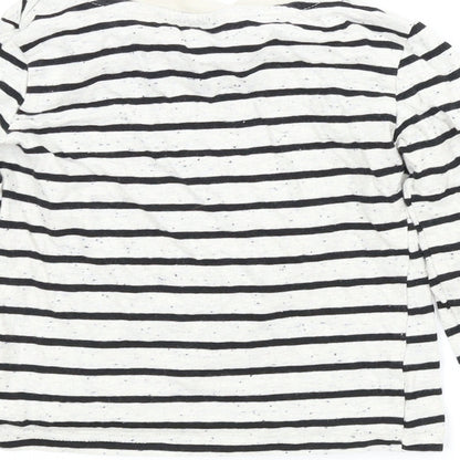 Baby Boy Boys Beige Striped  Basic T-Shirt Size 2 Years