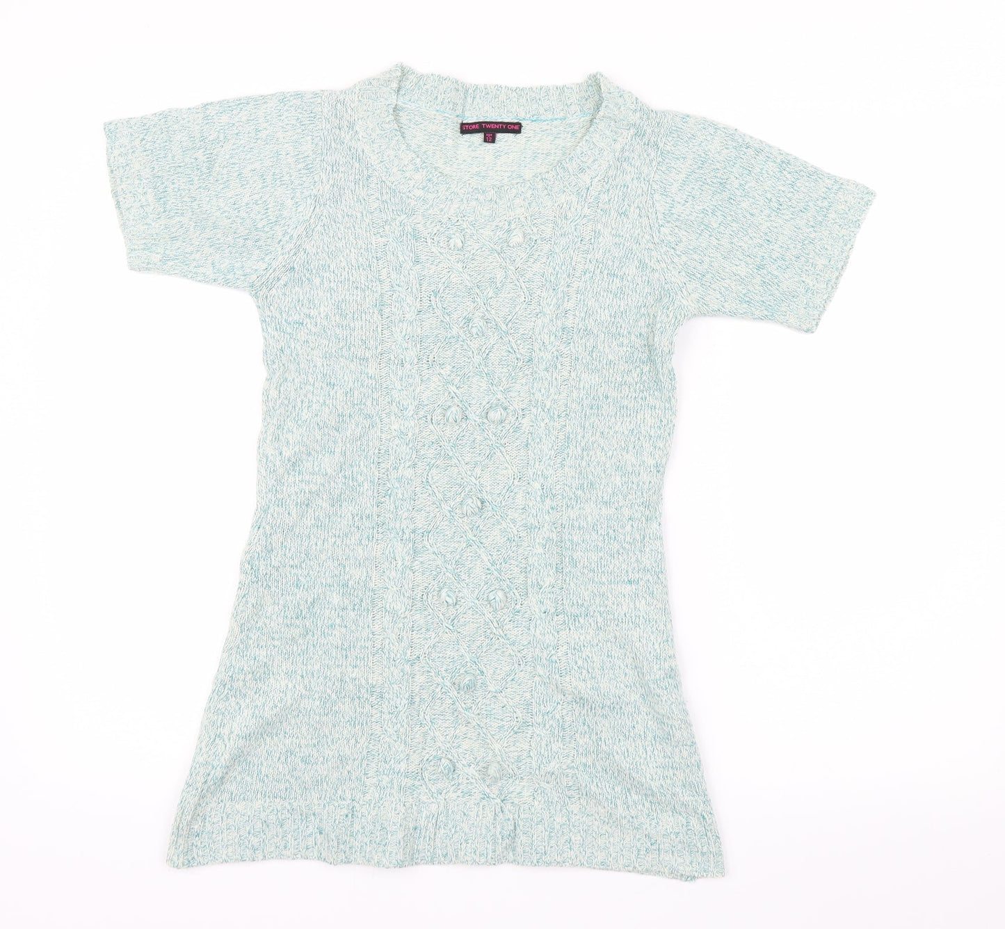 Store Twenty One Girls Green   Jumper Dress  Size 12 Years
