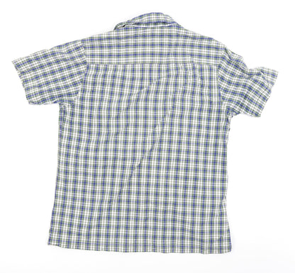 Asda George Mens Green Check   Button-Up Size L