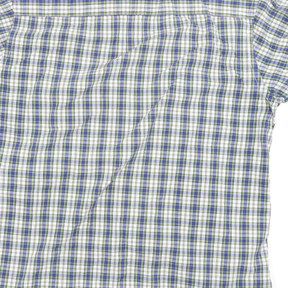 Asda George Mens Green Check   Button-Up Size L