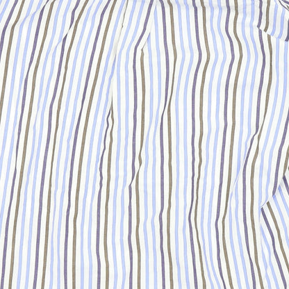 Mens UK Size L Cotton Traders Blue  Button-Up Long Sleeve Casual Shirt