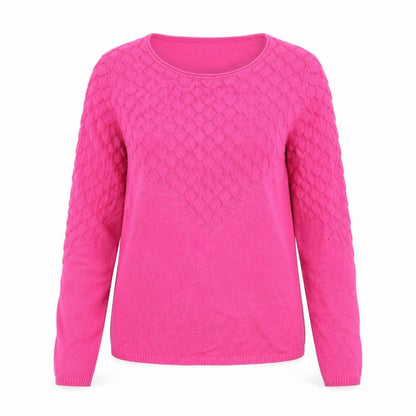 mademoiselle Womens Pink   Pullover Jumper Size 10