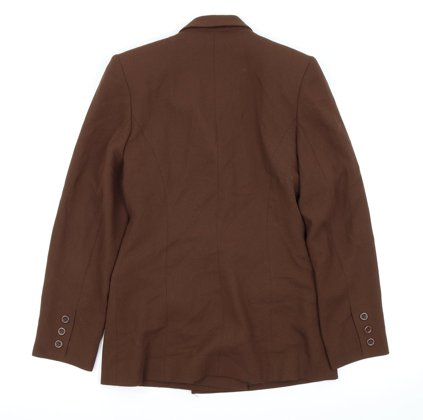 Womens UK Size 8 Preworn Regular Brown Blazer