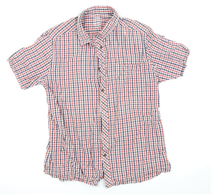 Asda George Mens Red Check   Button-Up Size L
