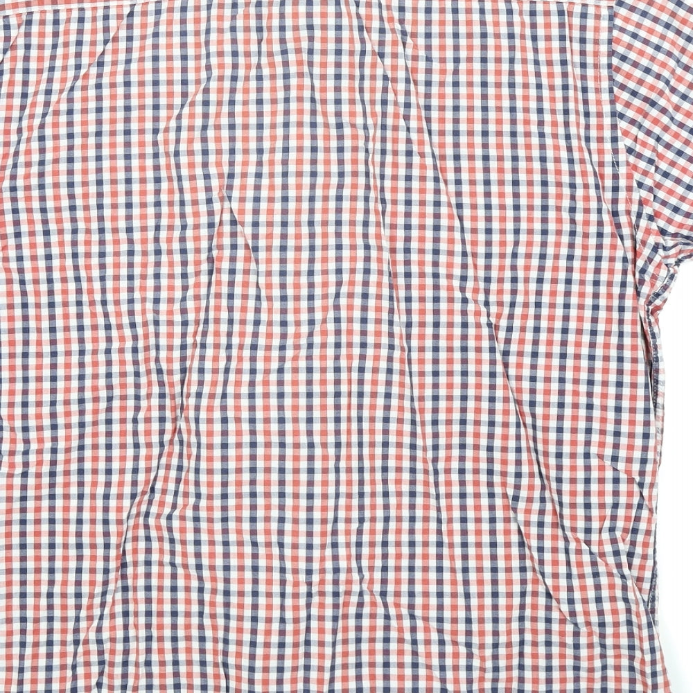Asda George Mens Red Check   Button-Up Size L