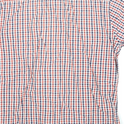 Asda George Mens Red Check   Button-Up Size L