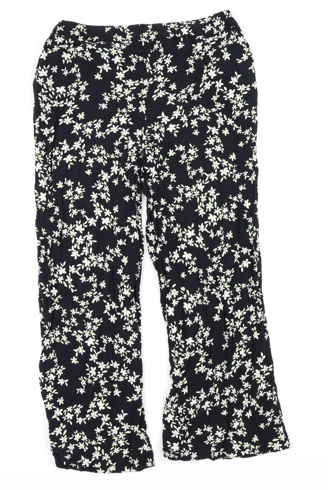 Womens UK Size 10 F&F Regular Fit  Black Trousers