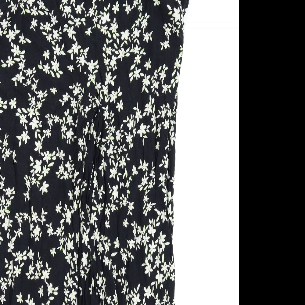 Womens UK Size 10 F&F Regular Fit  Black Trousers
