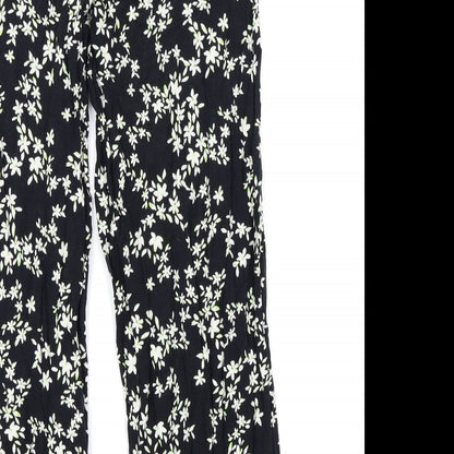 Womens UK Size 10 F&F Regular Fit  Black Trousers