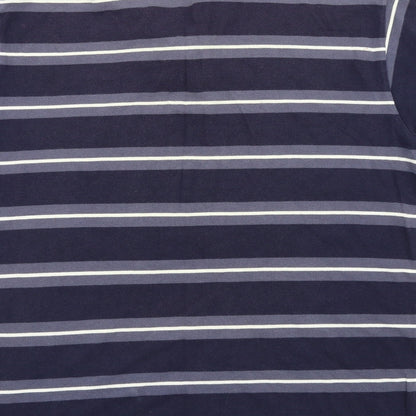 Hi-Tec Mens Blue Striped   Polo Size M