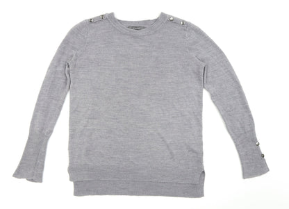Primark Womens Grey   Pullover Jumper Size 10