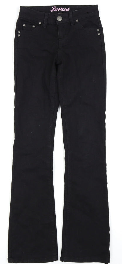 Womens UK Size 6 Denim and co Regular Fit Skinny Black Jeans