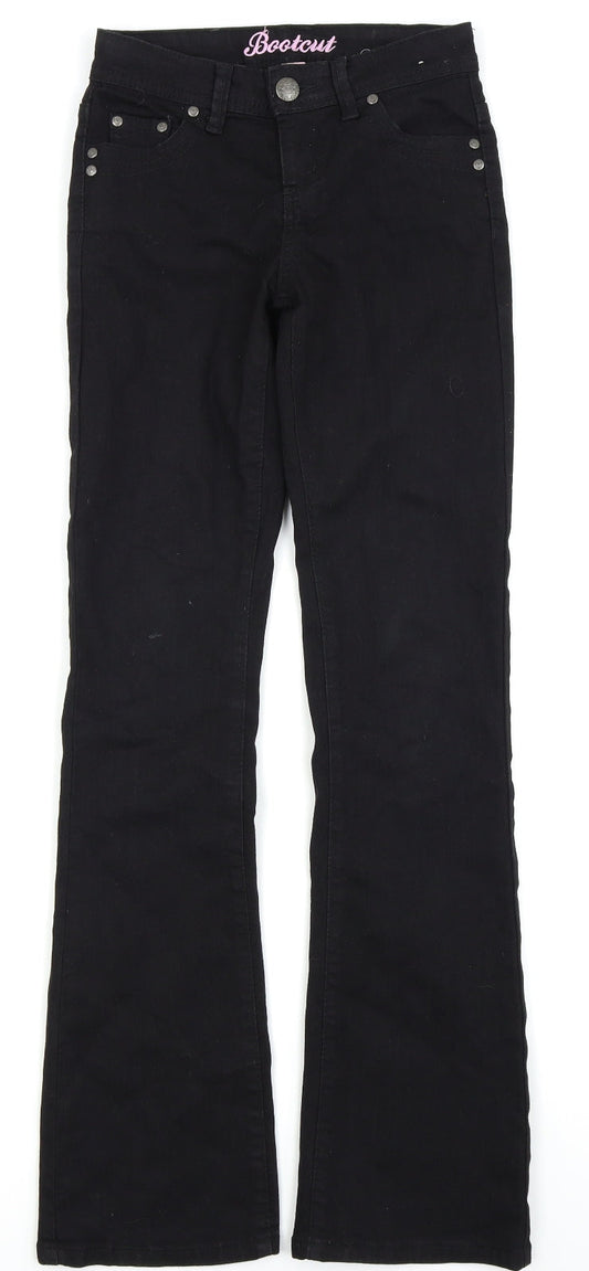 Womens UK Size 6 Denim and co Regular Fit Skinny Black Jeans