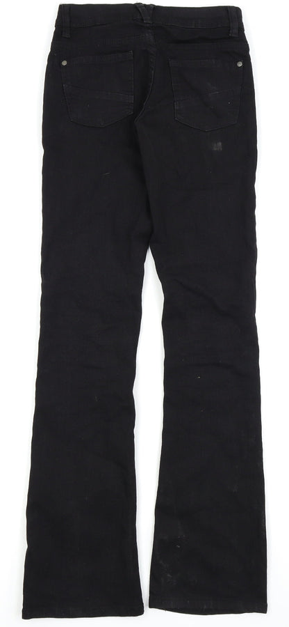 Womens UK Size 6 Denim and co Regular Fit Skinny Black Jeans