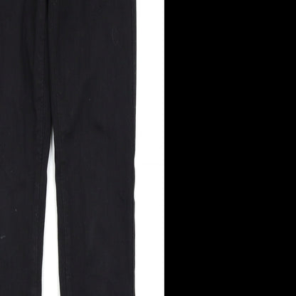 Womens UK Size 6 Denim and co Regular Fit Skinny Black Jeans