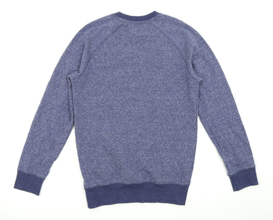 Mens UK Size S Matalan Blue Pullover Sweatshirt
