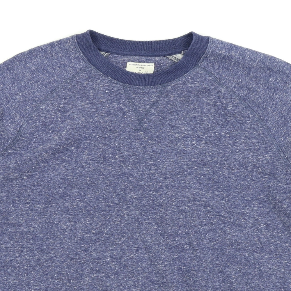 Mens UK Size S Matalan Blue Pullover Sweatshirt
