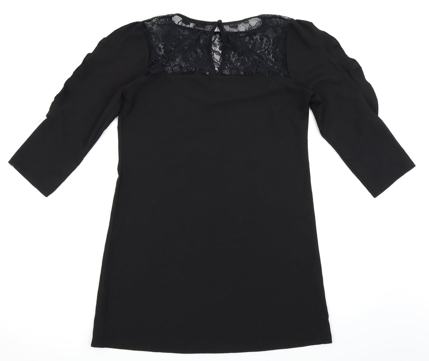 the vanity room Womens Black Floral  Fit & Flare  Size 38
