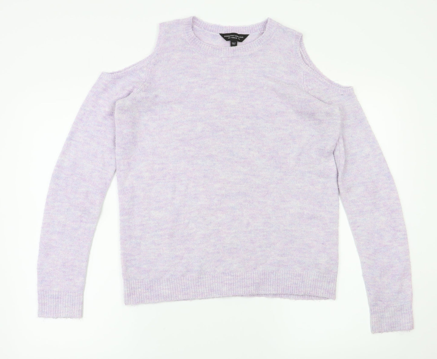 Dorothy Perkins Womens Purple   Pullover Jumper Size 8