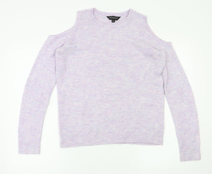 Dorothy Perkins Womens Purple   Pullover Jumper Size 8