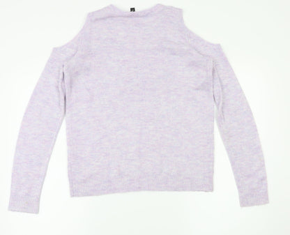 Dorothy Perkins Womens Purple   Pullover Jumper Size 8