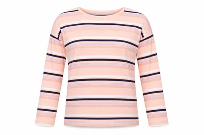 Nutmeg Womens Pink Striped  Pullover Jumper Size 10