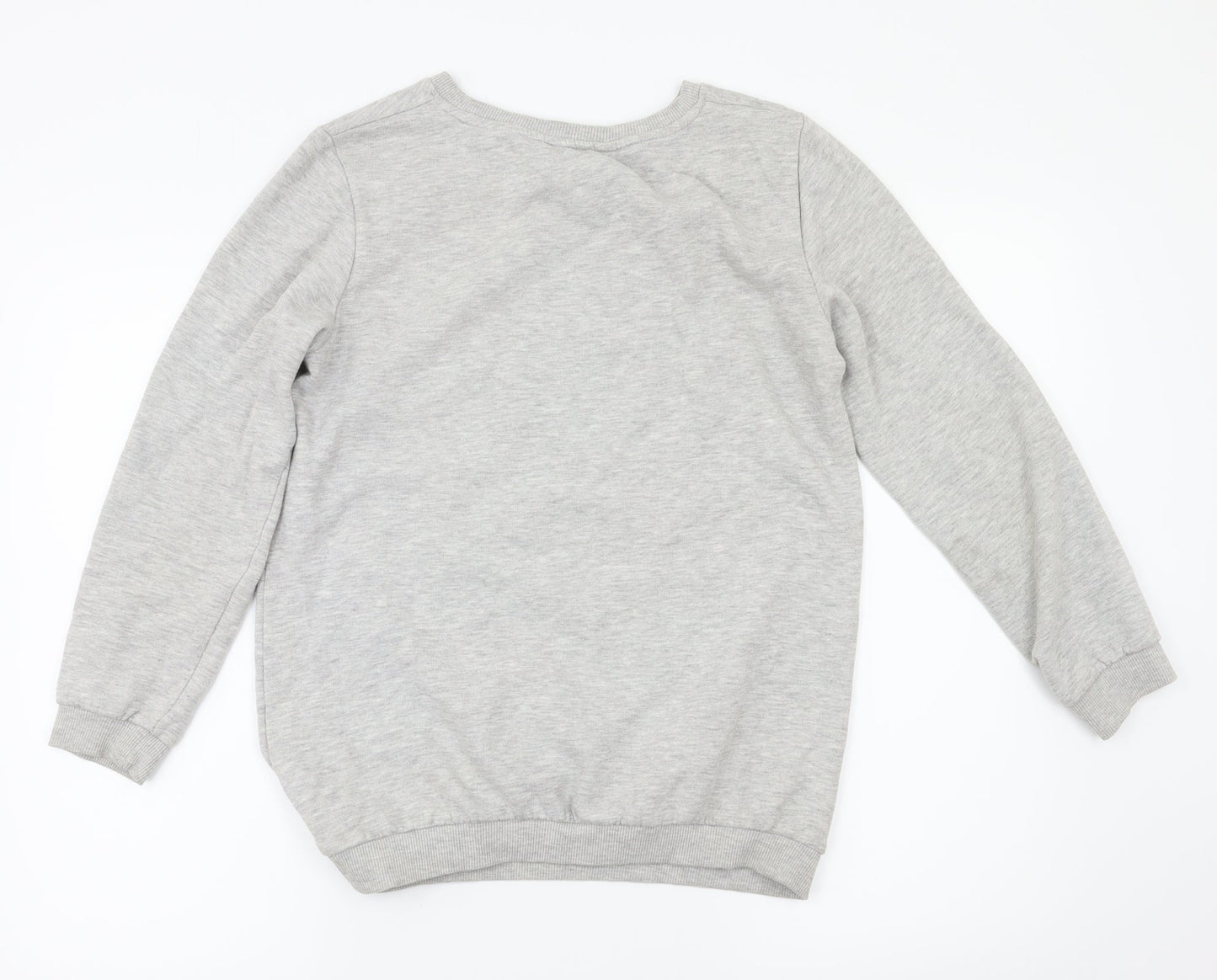 H&M Girls Grey   Pullover Sweatshirt Size 13-14 Years