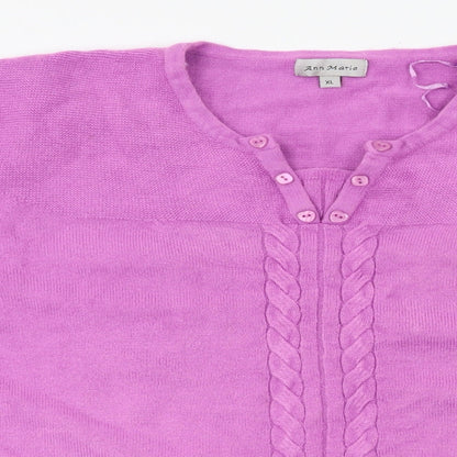 Anne marie Womens Purple   Pullover Jumper Size XL