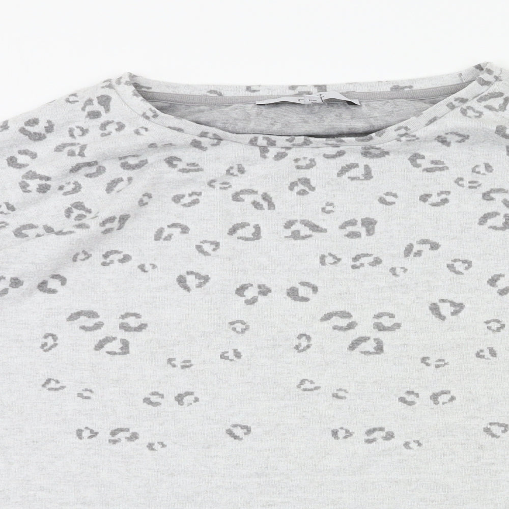 Womens UK Size 12 Next Grey Basic T-Shirt