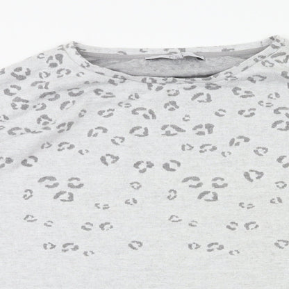Womens UK Size 12 Next Grey Basic T-Shirt