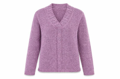 Pure & Natural Womens Purple   Pullover Jumper Size M