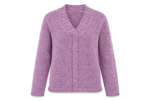 Pure & Natural Womens Purple   Pullover Jumper Size M