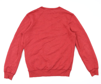 Easy Womens Red Animal Print   Jumper Size S