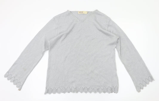 EWM Womens Silver   Basic T-Shirt Size M