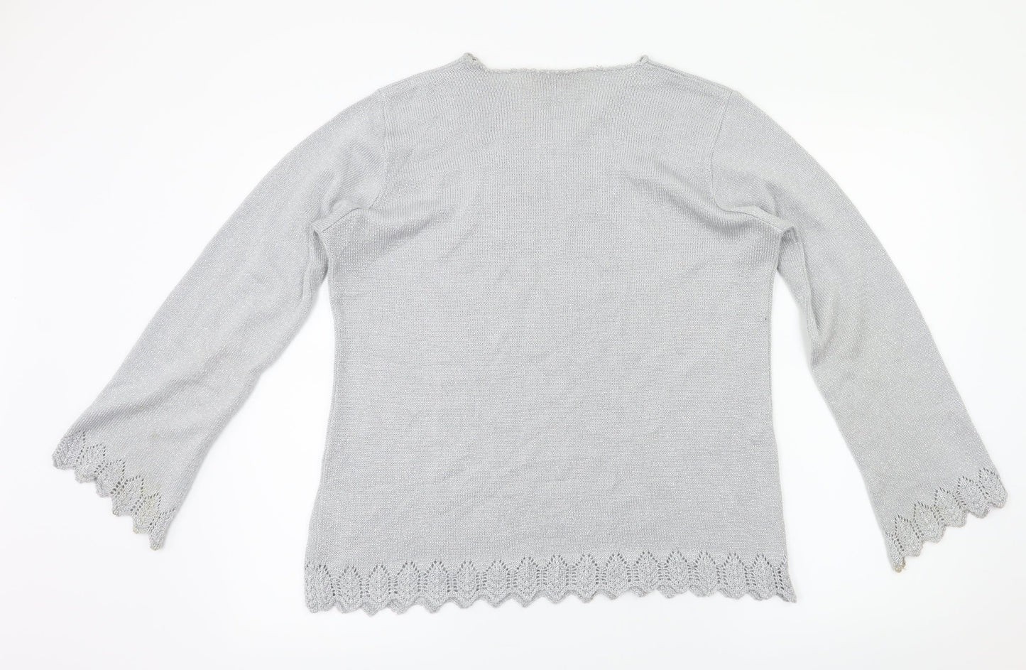 EWM Womens Silver   Basic T-Shirt Size M