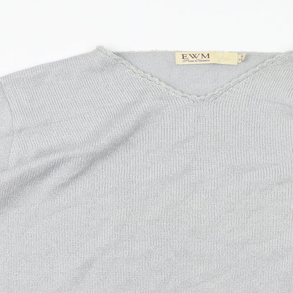 EWM Womens Silver   Basic T-Shirt Size M