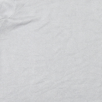 EWM Womens Silver   Basic T-Shirt Size M