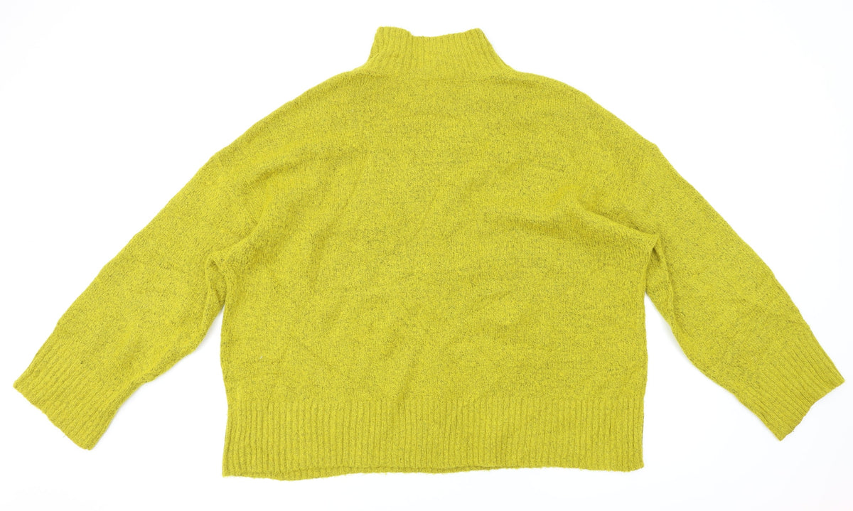 F&F Womens Yellow   Pullover Jumper Size 16