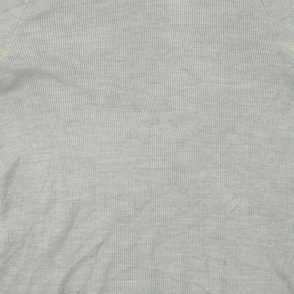 M&S Womens Grey   Basic T-Shirt Size 8