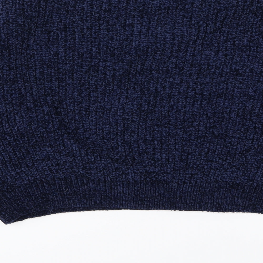 QED London Womens Blue  Knit Pullover Jumper Size S