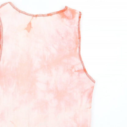 SheIn Womens Red  Jersey Cropped Tank Size S