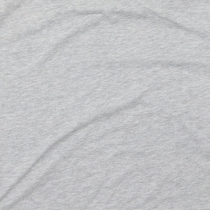Womens UK Size 10 Atmosphere Grey Cropped T-Shirt