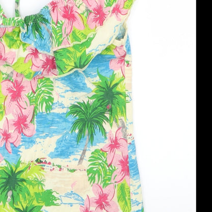 Cherokee Girls Multicoloured Floral Jersey Basic T-Shirt Size 9-10 Years