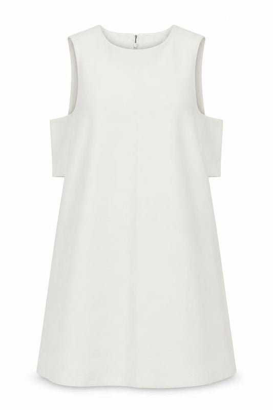 Boohoo Womens White   Skater Dress  Size 10