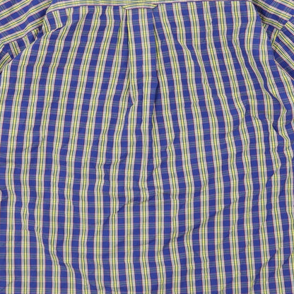 Saint Gall Mens Multicoloured Striped Woven  Button-Up Size L