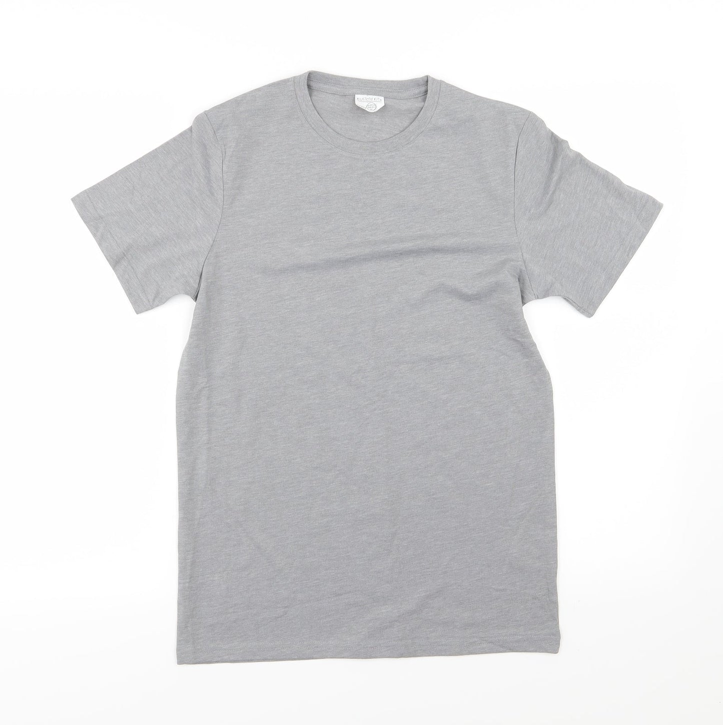 Womens UK Size XS Kustom Kit Grey Basic T-Shirt
